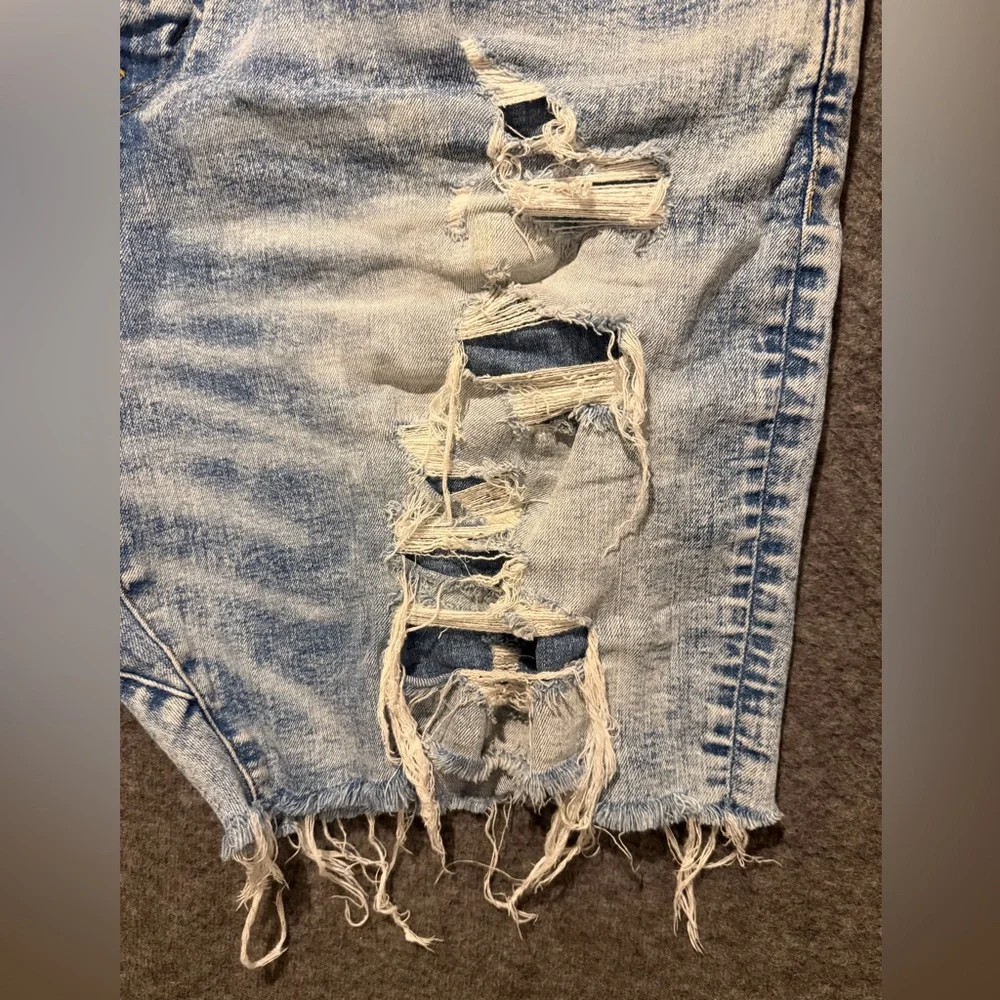 American Eagle Cut Off Jean Shorts Mens 42 blue 9
